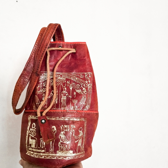 Vintage Mini Egyptian Bucket Bag - Picture 6 of 13